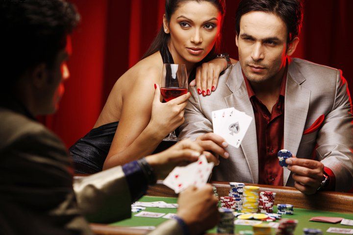 Live Domino QQ dealer studio with professional croupier and tile display